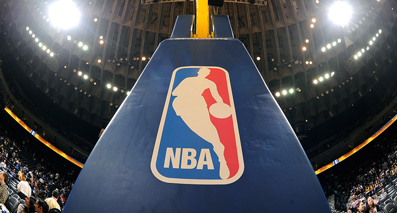 NBA LOGO，NBA标志，篮球标志设计，NBA品牌形象设计