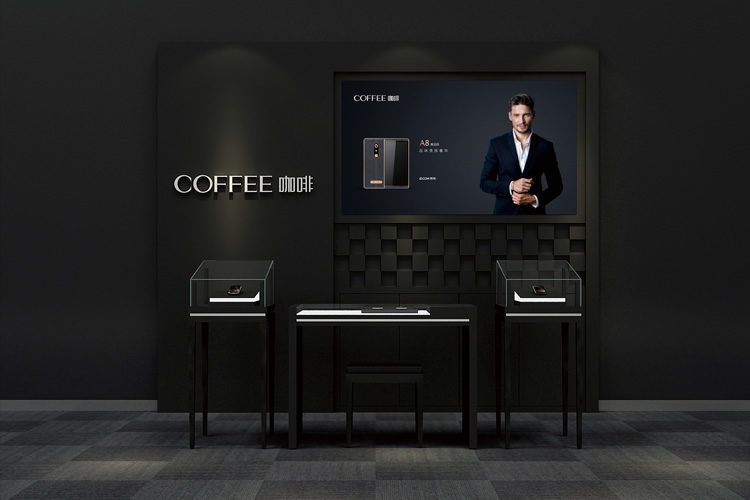 咖啡手机标志设计,VI设计,LOGO设计,店面设计