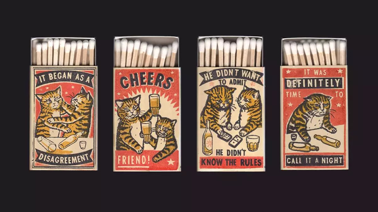 设计,创意,产品,火柴盒,狗犬之岛