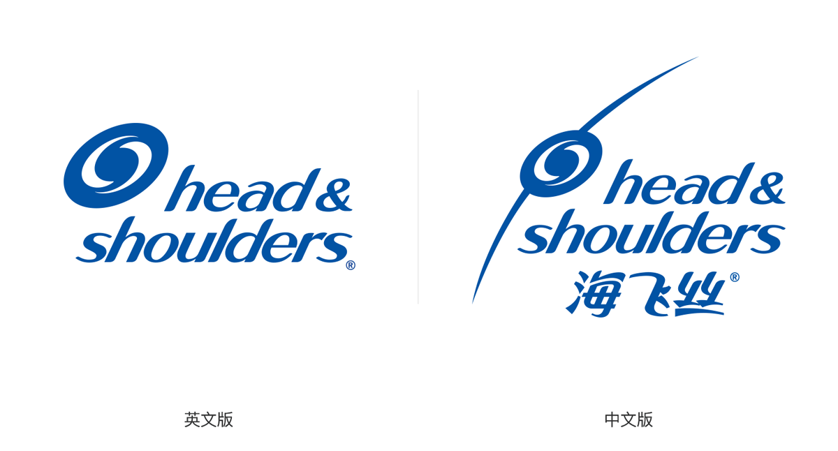 海飞丝LOGO,海飞丝标志,海飞丝品牌形象设计,洗发水品牌设计,洗发水标志